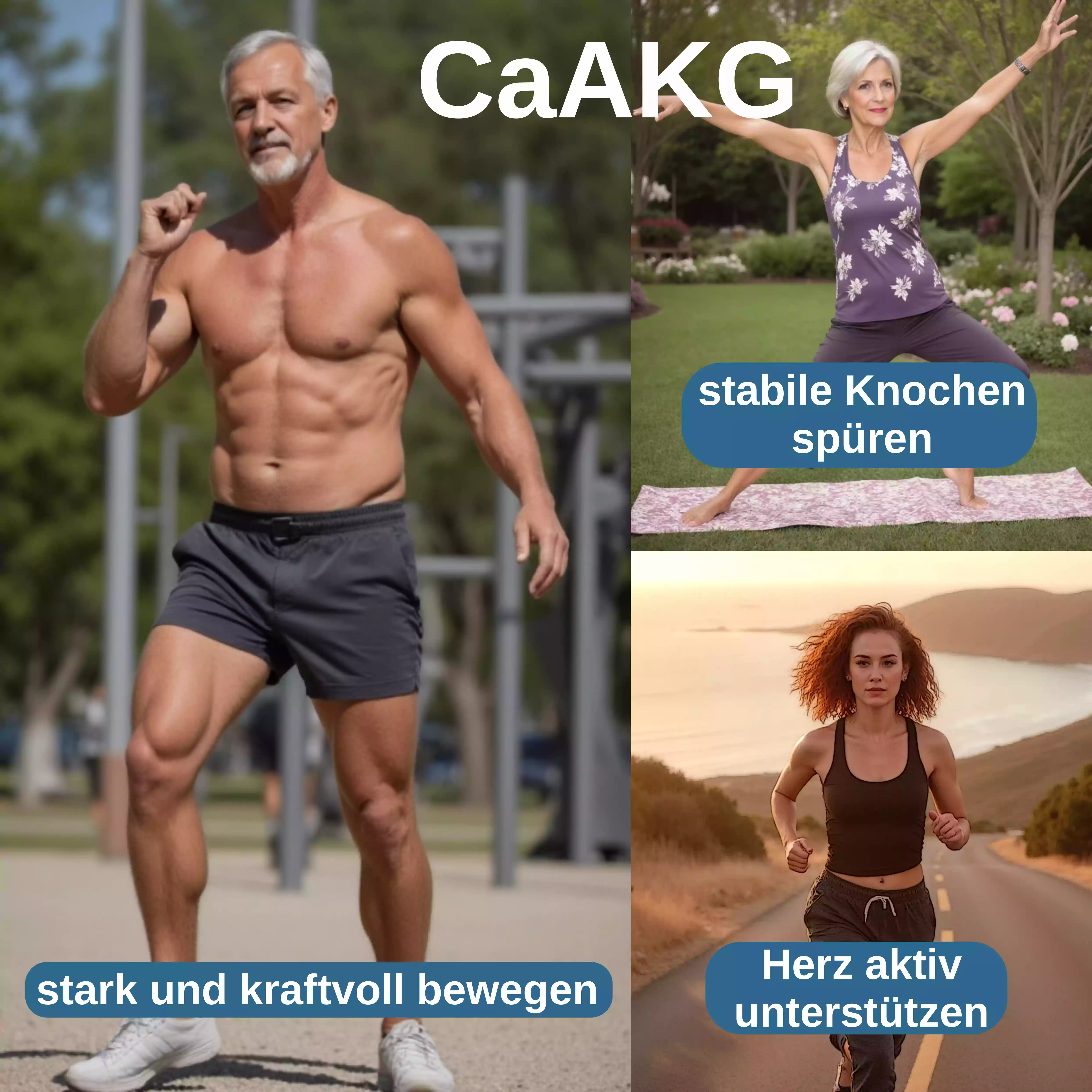 CaAKG Vorteile Drei Vorteile, wie CaAKG Pulver und Kapseln dich unterstützen können.
