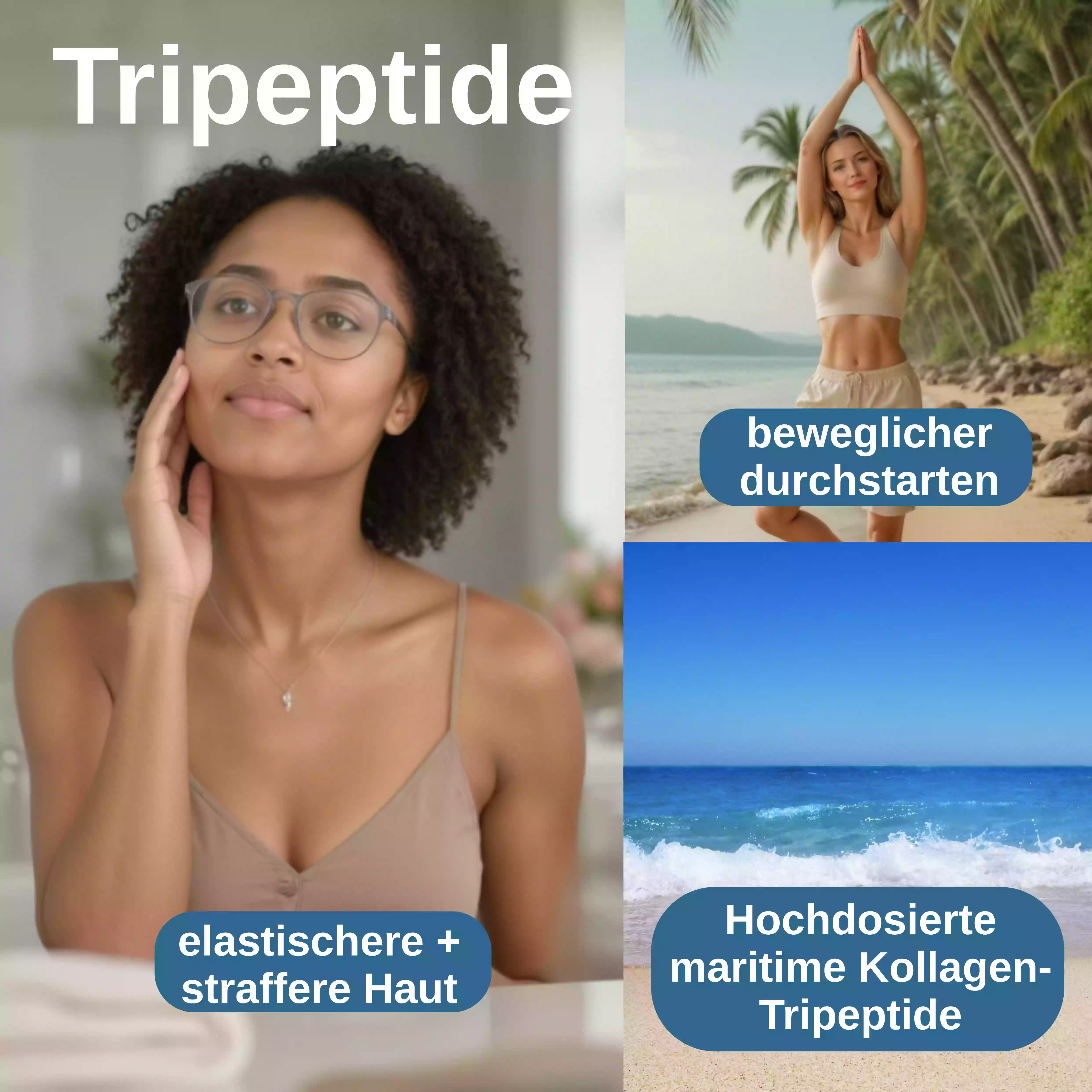Kollagen Tripeptide Vorteile Drei Vorteile, wie Kollagen Tripeptide dich unterstützen können.