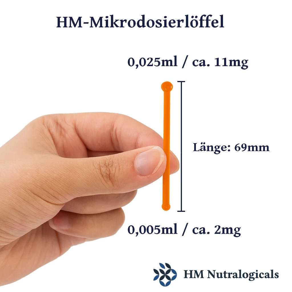 L: 69mm Klein: 0,005ml / 2mg Groß: 0,025ml / 11mg