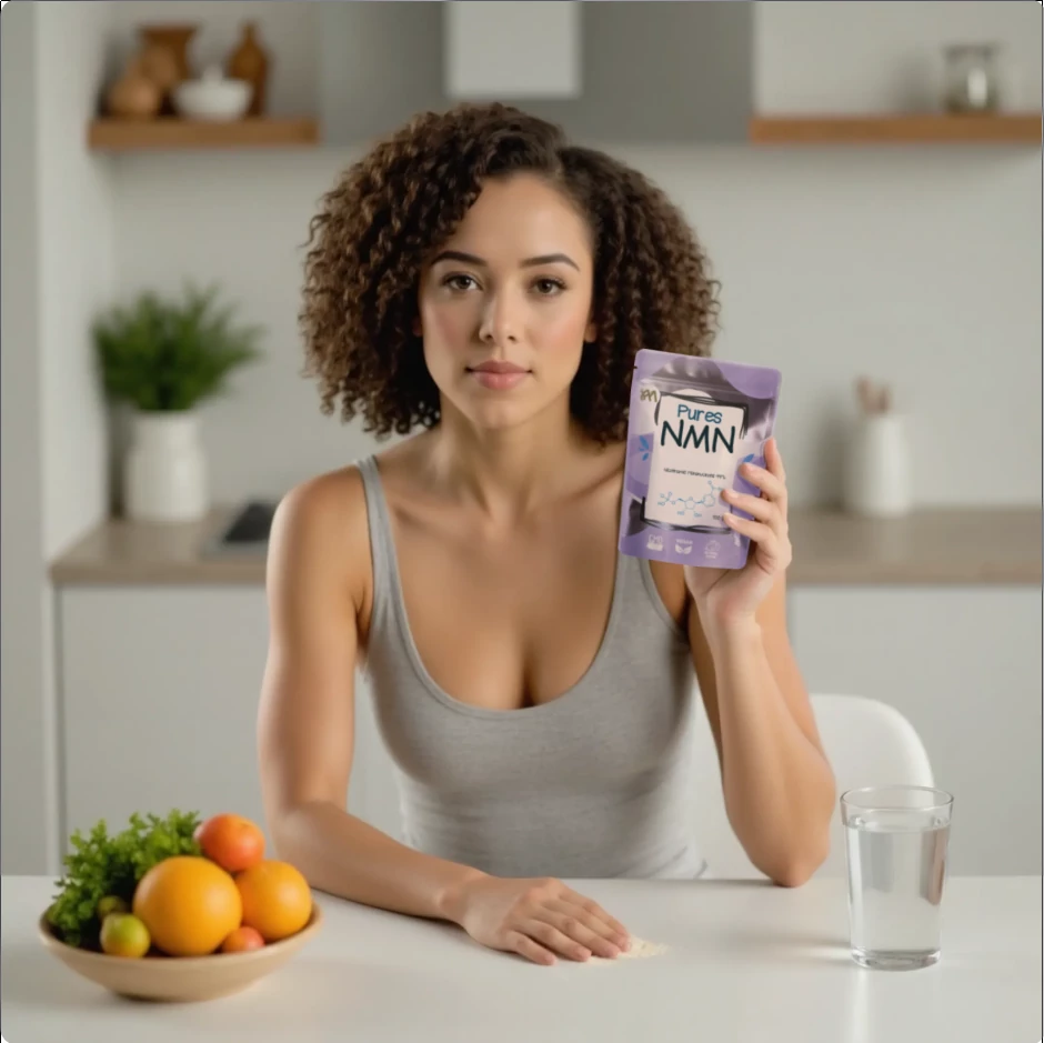 NMN im Alltag, visualisiert durch ein Modelbild.